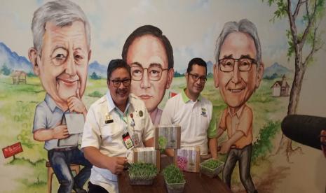 Dirjen Hortikultura Prihasto Setyanto saat launching 