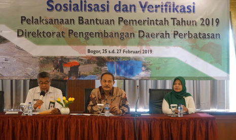 Dirjen PDTu Kemendes PDTT berbicara di hadapan 22 Kabupaten wilayah perbatasan.