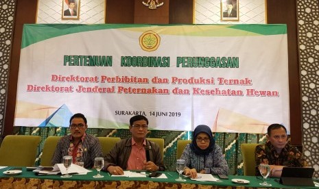 Dirjen Peternakan dan Keswan I Ketut Diarmita dalam pertemuan koordinasi perunggasan