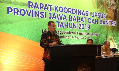 Dirjen Tanaman Pangan Suwandi memimpin rapat koordinasi bersama Pemprov Jawa Barat