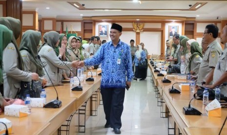 Dirjen Tanaman Pangan Suwandi menghadiri rapat koordinasi mitigasi kekeringan