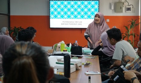 Disaster Management Center (DMC) Dompet Dhuafa menggelar Workshop Peliputan Kebencanaan di gedung DMC, Sabtu (26/10).