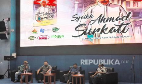 Diskusi dan bedah komik bertajuk Syekh Ahmad Surkati: Ulama Pejuang Kesetaraan Manusia di Perpustakaan Kota Bogor, Sabtu (23/11/2024).