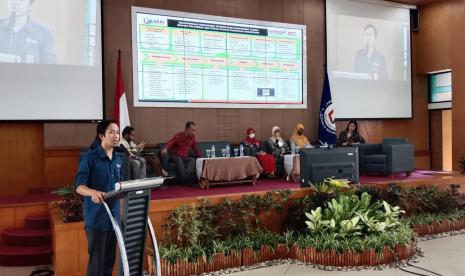 Diskusi di Pusat Pelatihan dan Pengembangan dan Pemetaan Kompetensi Aparatur Sipil Negara (Puslatbang PKASN) di kawasan Puslitbang LAN, Jatinangor, Kamis petang (8/12).