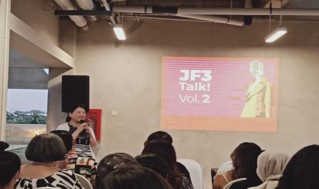 Diskusi JF3 Talk bertema Is Indonesia's Next Generation Ready To Lead The Future Fashion Industry? 