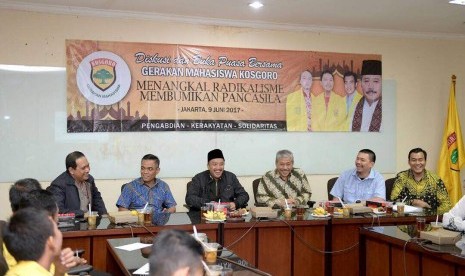 Diskusi kebangsaan bertemakan Menangkal Radikalisme Membumikan Pancasila di Jakarta pada Jumat (9/6) sore.