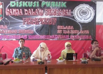 Diskusi Publik IMM Komisariat Fakultas Hukum UMJ dengan tema “Ganja Dalam Berbagai Perspektif” di Aula FH UMJ lt. 2 pada Selasa (27/03) lalu.