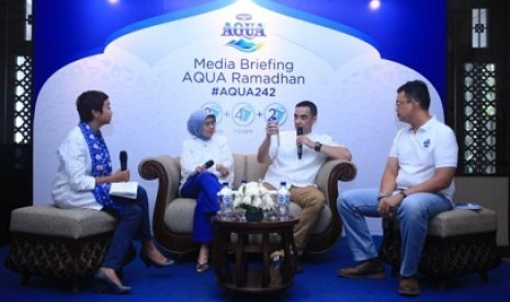 diskusi sehat Ramadhan oleh Danone Aqua.