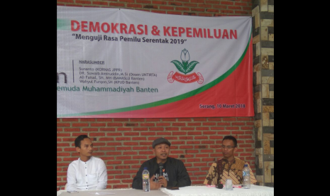 Diskusi yang digelar Pemuda Muhammadiyah Banten yang bertema 