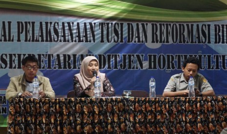 Ditjen Hortikultura melaksanakan Konsolidasi Internal Pelaksaan Tusi Dan Reformasi Birokrasi Sekretariat Ditjen Hortikultura selama tiga hari terhitung mulai, Kamis (12/12).