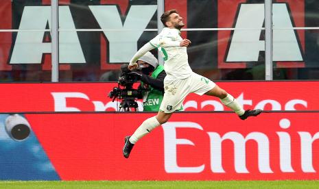 Domenico Berardi dari Sassuolo. AC Milan dikabarkan tertarik meminang Berardi.