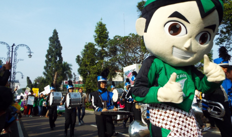 Suasana Car Free Day (CFD) Dago, Kota Bandung.