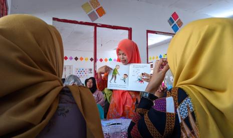 Dompet Dhuafa melalui tim Respons Darurat Pendidikan (RDP) Lembaga Pengembangan Insani (LPI) menggelar Lokakarya Sekolah Ceria bagi 110 guru penyintas bencana gempa bumi Cianjur.