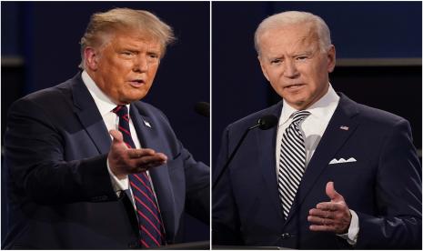 Donald Trump dan Joe Biden.