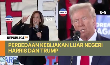 Donald Trump dan Kamala Harris memiliki perbedaan pada kebijakan luar negeri yang akan mereka jalani.