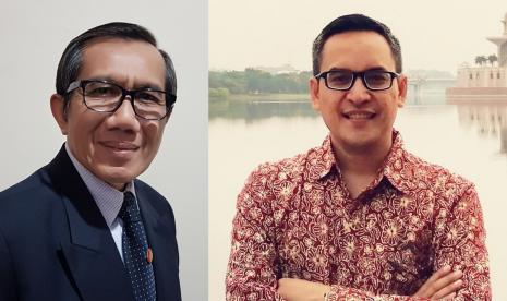  Dosen IPB,  Prof  Ujang Suwarwan (kiri) dan Dr  Mukhamad Najib (kanan).