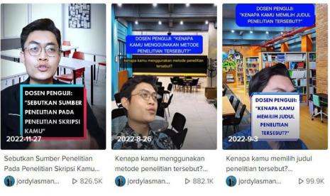 Dosen Program Studi Informatika Universitas Nusa Mandiri (UNM) buat konten seputar menghadapi sidang skripsi.