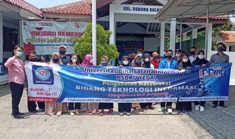 Dosen Program Studi (prodi) Teknologi Komputer Universitas BSI (Bina Sarana Informatika) kampus Tegal, sudah mengadakan kegiatan pengabdian masyarakat. Bertempat di Pendopo Kelurahan Debong Kulon, Kota Tegal, kegiatan pengabdian masyarakat (PM) berupa pelatihan Jaringan Komputer berbasis WiFi ini diperuntukkan bagi pengurus Karang Taruna Debong, yang digelar secara daring, pada Sabtu (6/11). 