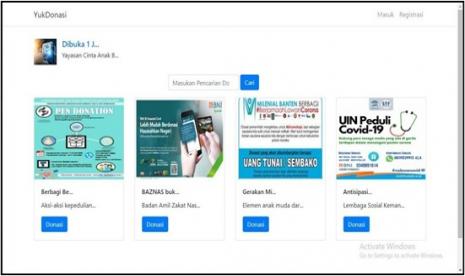 Dosen UBSI menciptakan website YukDonasi  sebagai wadah untuk menampung penggalangan donasi online dari berbagai penjuru dunia. 
