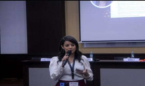 Dr. Manoela Malta dalam workshop bertajuk Health Science Training and Planning for Innovation Prototype'. 