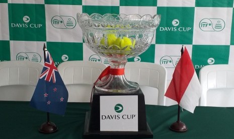 Drawing Davis Cup Indonesia vs Selandia Baru.