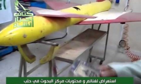 Drone Iran yang dijatuhkan oleh pemberontah Suriah