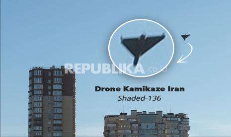 Sejumlah persenjataan canggih digunakan dalam perang Rusia vs Ukraina, Foto ilustrasi drone Kamikaze Iran (ilustrasi)