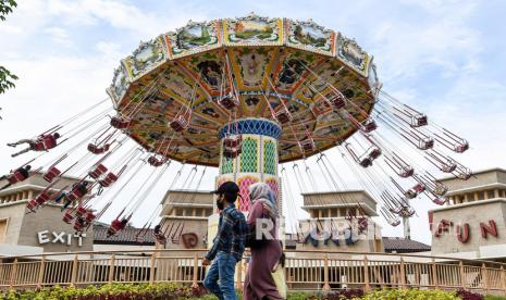 Ancol tetap buka selama libur Lebaran dengan terapkan protokol kesehatan.