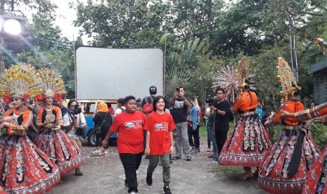 Dua pemain cilik yang akan menjadi anak Si Doel dan Atun, Rey Bong dan Zulkhoir