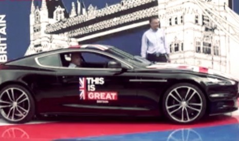 Dubes Inggris untuk Indonesia di acara 'The Great Automotive Festival'. Ahad (29/3). 