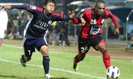 Duel Arema Vs Persipura