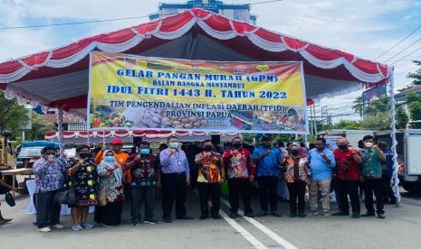 Dukung Kementan, Pemprov Papua menggelar Pasar Tani dan Bazar Ramadhan di Jayapura.