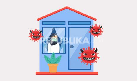 Pasien Covid-19 menjalani isolasi mandiri di rumah (Ilustrasi). Ketidakpatuhan pasien Covid-19 untuk mengisolasi diri di dalam kamar di rumah dapat membuat virus corona tipe baru (SARS-CoV-2) mengontaminasi ruangan lainnya.