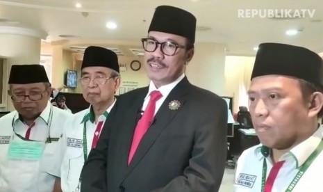 Duta Besar Indonesia untuk Arab Saudi, Agus Maftuh Abegebriel (Kedua kanan)