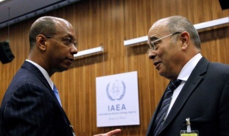 Duta Besar Israel untuk IAEA, Ehud Azoulay (kanan).