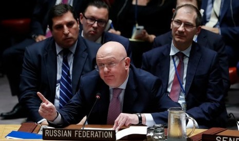 Duta Besar Rusia untuk PBB  Vassily Nebenzia.