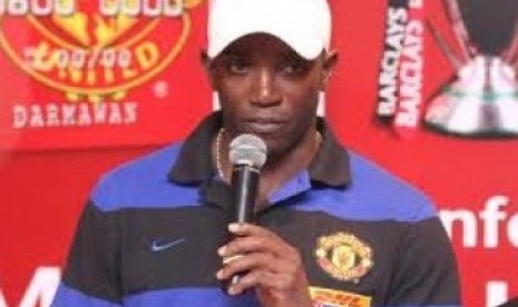 Mantan Striker Manchester United, Dwight Yorke.