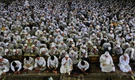 Dzikir Nasional Republika di Masjid At-Tin, Jakarta.