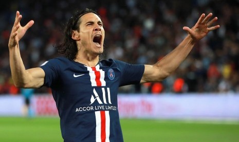 Striker PSG Edinson Cavani.