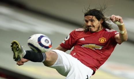 Pemain Manchester United asal Uruguay Edinson Cavani