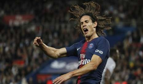 Striker PSG Edinson Cavani.