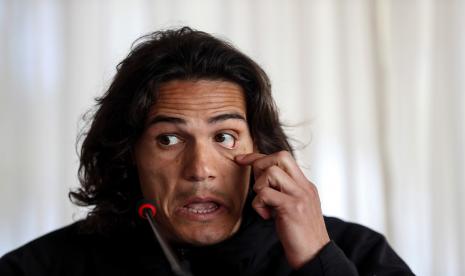 Penyerang baru Manchester United, Edinson Cavani 