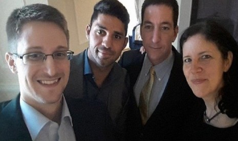 Edward Snowden dan Laura Poitras