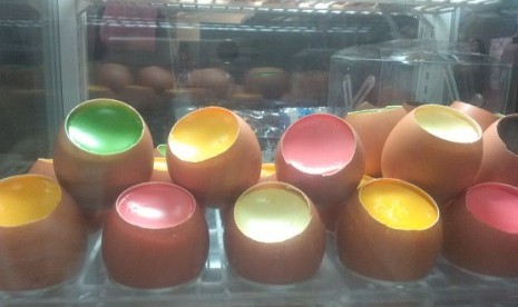 Egg puding, memanfaatkan cangkang telur sebagai wadah