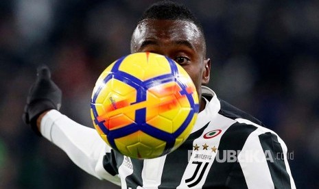 Ekspresi Blaise Matuidi di Allianz Stadium, Turin, Itali, Ahad (10/12) dini hari.