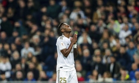 Pemain sayap Real Madrid, Vinicius Junior.