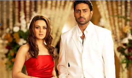 elera fashion Bollywood berdasarkan zodiak, Preity Zinta dan Abhishek Bachchan