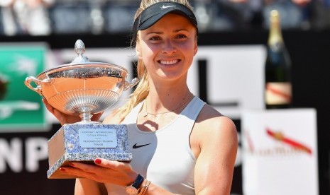 Elina Svitolina menjuarai Italia Terbuka pada 2018.