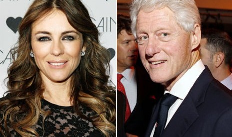 Elizabeth Hurley dan Bill Clinton