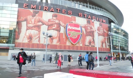 Stadion Emirates milik Arsenal di London, Inggris. 